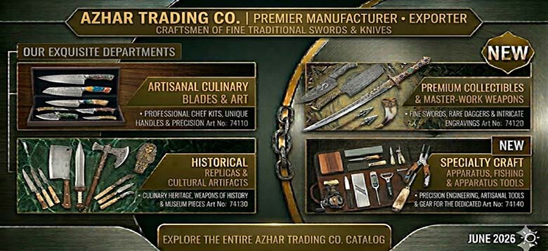 Azhar Trading Co. | Premier Manufacturer & Exporter of Swords & Knives